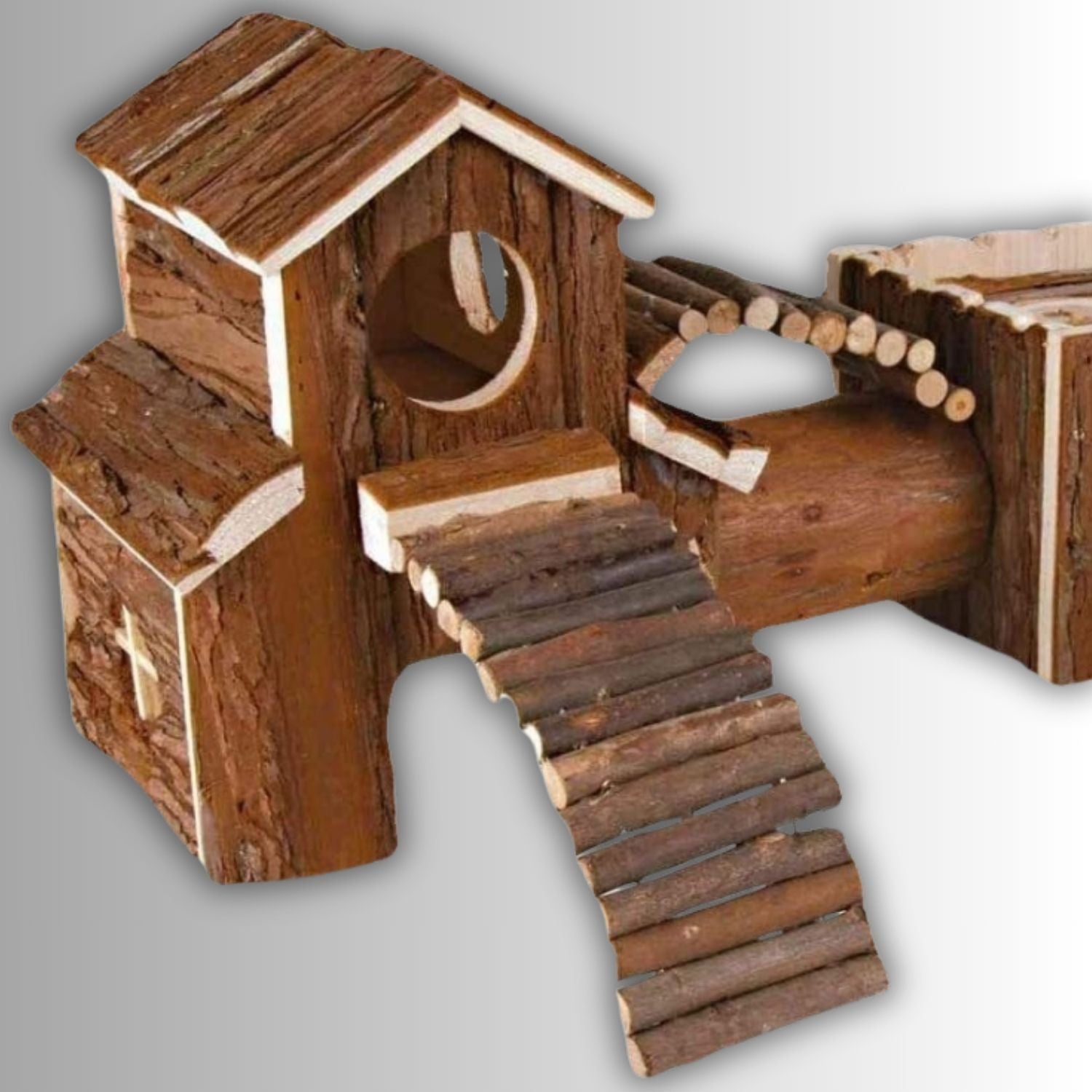 Hamster Schors Kasteel Speelset achteraanzicht speelset